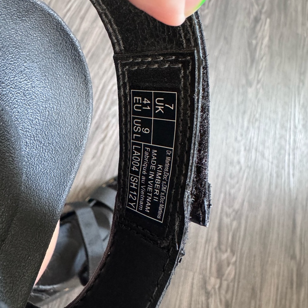 Dr. Martens Kimber II Platform Black Sandals - Picture 4 of 4